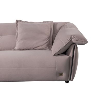 بريسبان - أريكة قماش بأربعة مقاعد - رمادي داكن - مع ضمان لمدة 5 سنوات